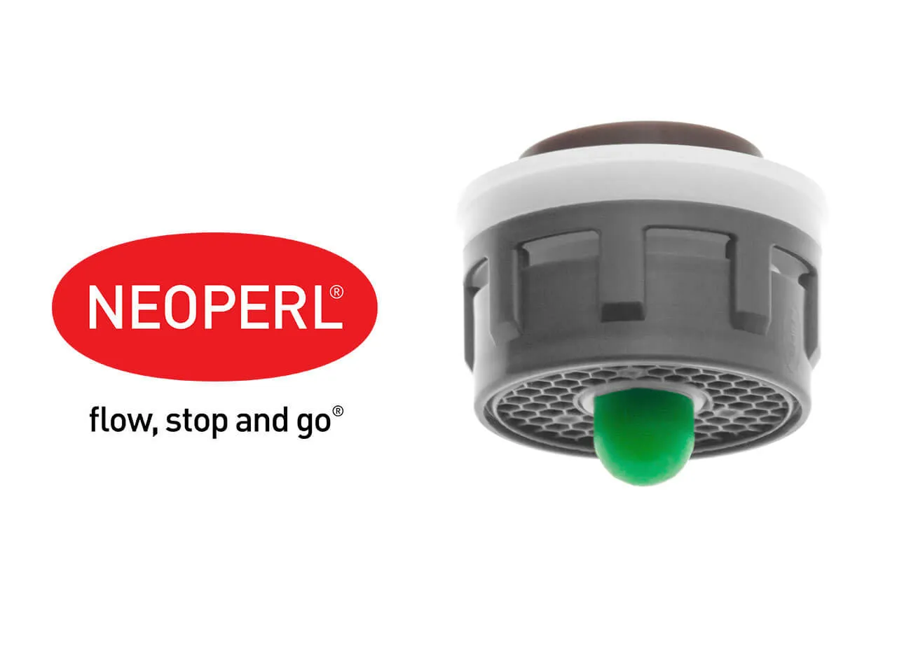 Neoperl Push Einsatz für Strahlregler mit Knopf - 5 oder 11 l/min